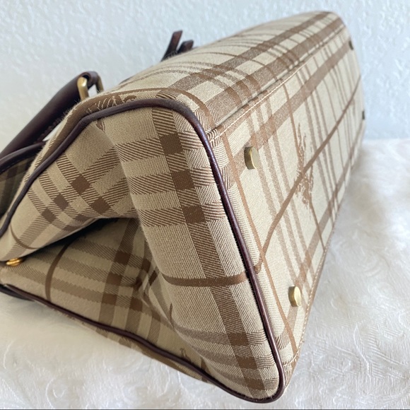 Burberry check canvas bag - Picture 8 of 15